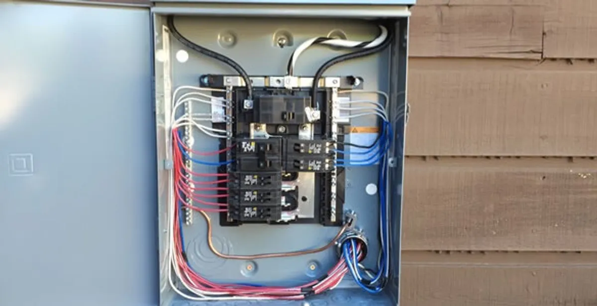 electrical panel upgrade service featuring newly installed electrical panel wired by licensed electricians in Harrisburg, PA