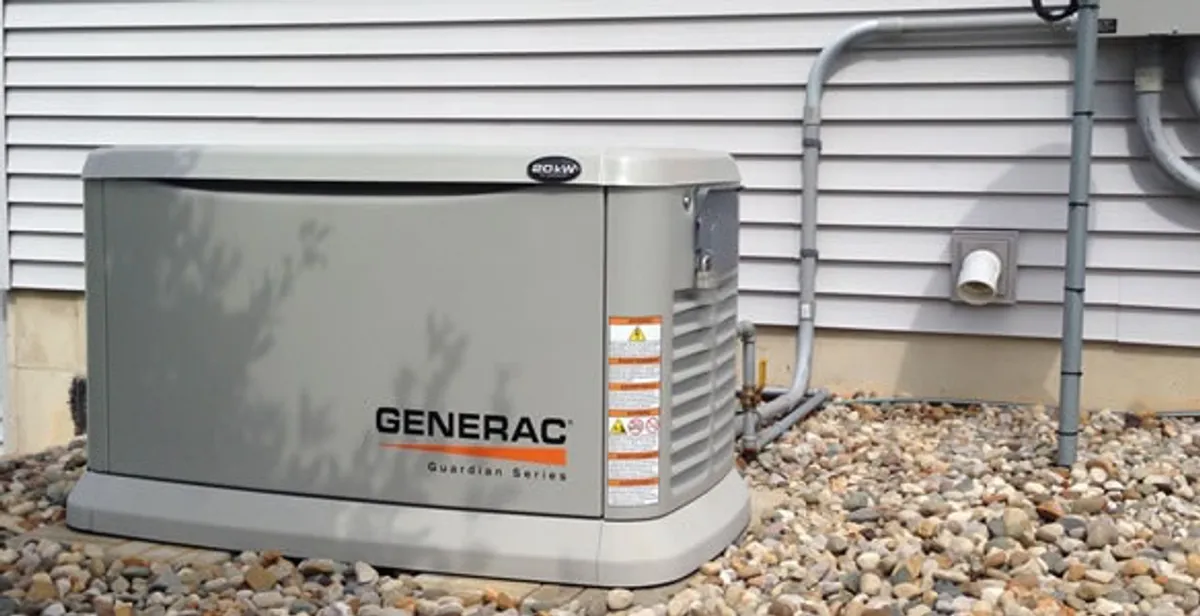 generator installation service featuring outdoor standby generator setup by licensed electricians in Harrisburg, PA