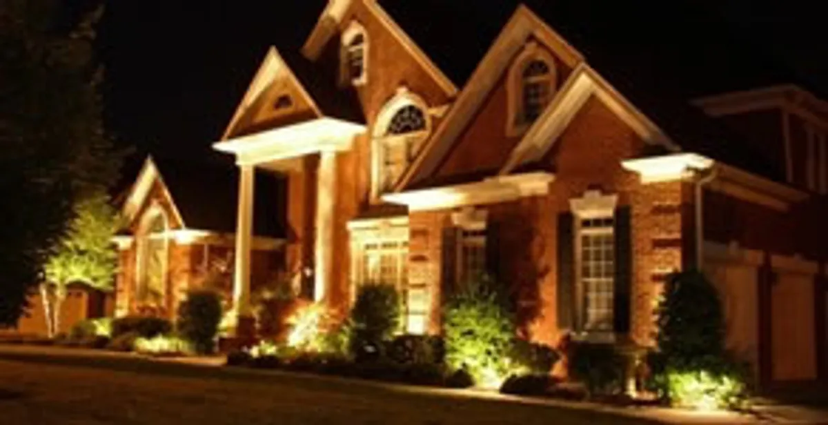 landscape lighting installation services enhancing residential exterior lighting in Harrisburg, PA