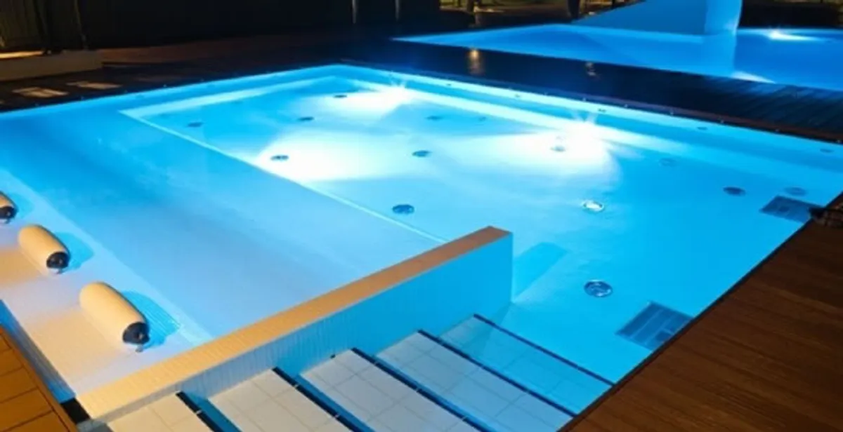 pool light installation and repair services providing modern illuminated pool lighting in Harrisburg, PA
