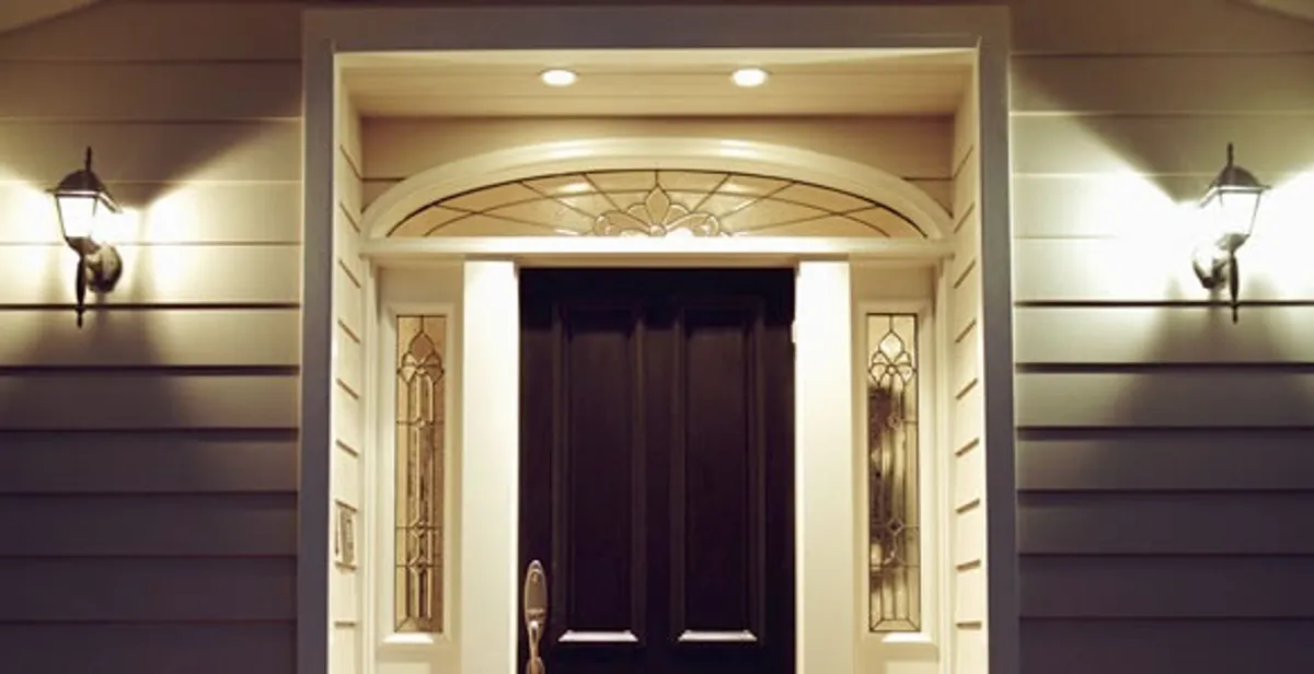 security light installation services with professionally installed entryway lighting in Harrisburg, PA